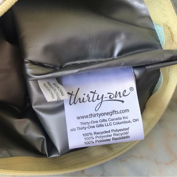 Thirty One Clear Clip Pouch Pool Day Sloths - Picture 6 of 14